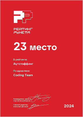 Изображение награды "Рейтинг Рунета 2024"